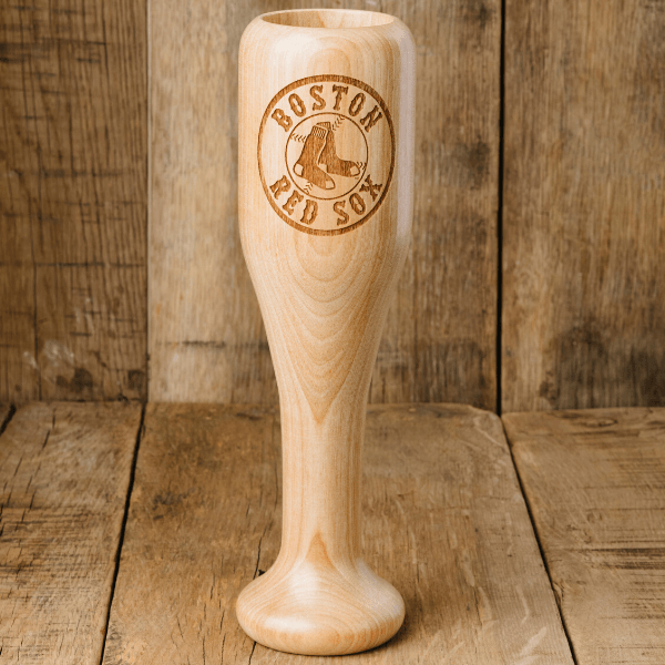 Collection of Boston Red Sox Wined Up® Baseball Bat Wine Mug in a gallery layout